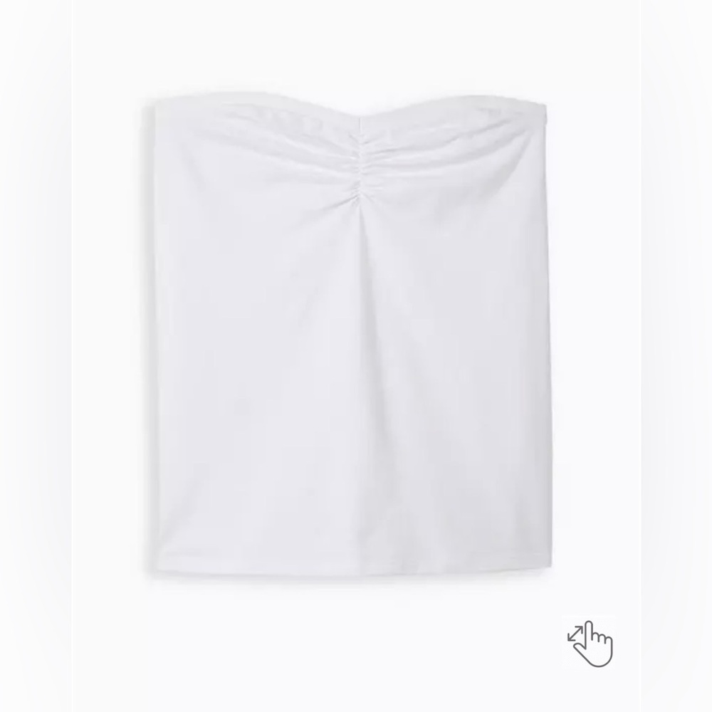 Foxy Strapless Ruched-Front Tube Top
